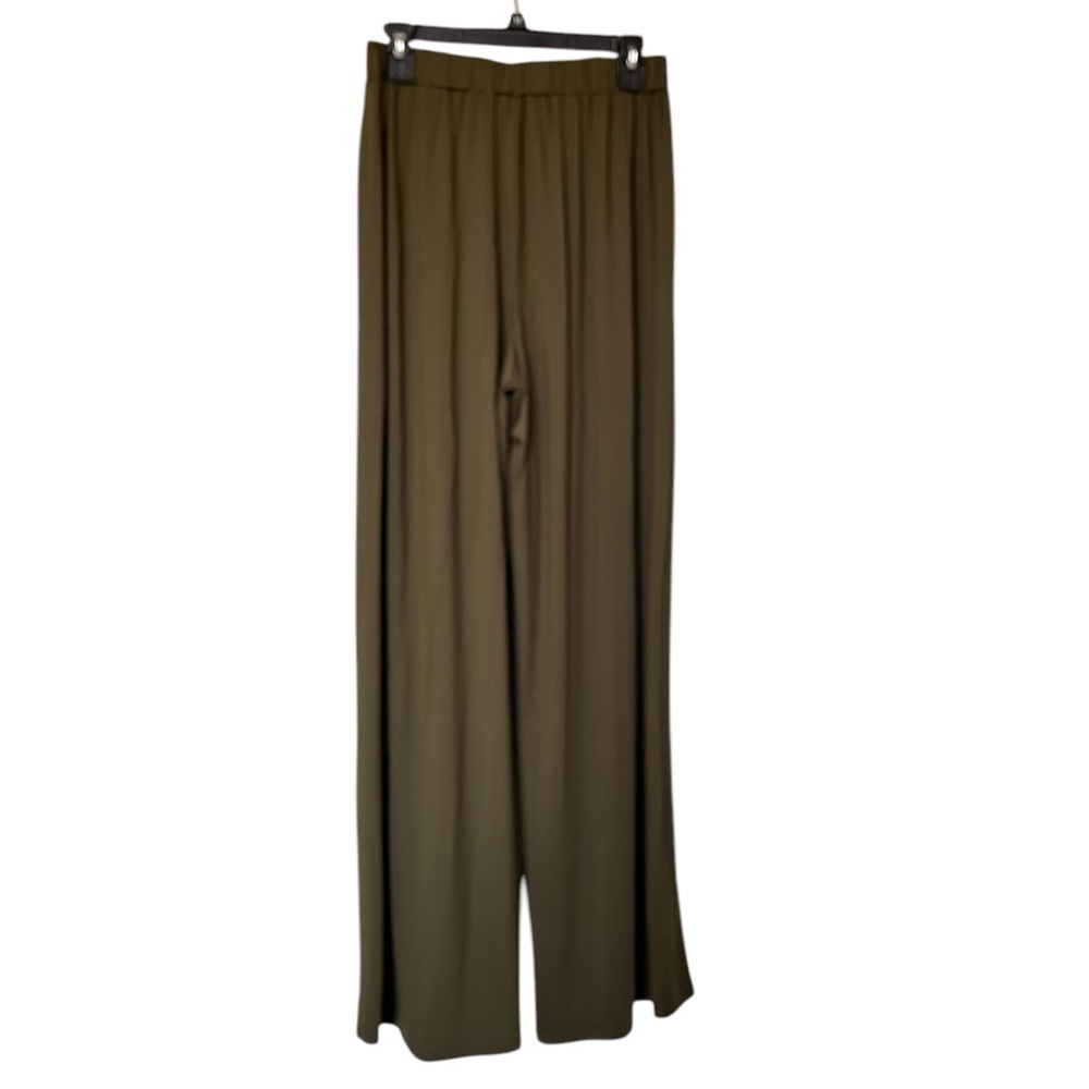 NWT Olive Green Two-Piece Set Crop Top & Flowy Pants by Dress Day - Picture 3 of 7